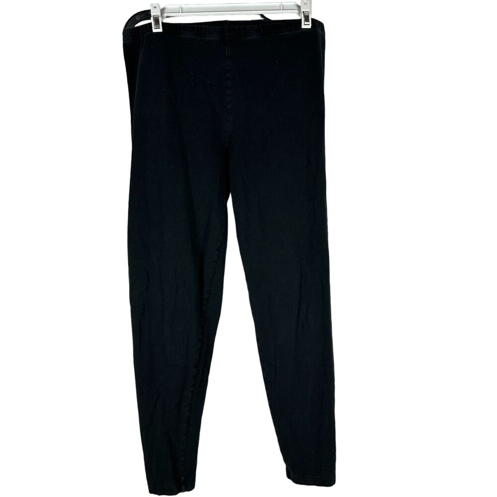Simply Vera Vera Wang Womens Black Leggings Size L